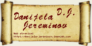 Danijela Jereminov vizit kartica